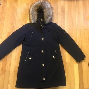 Black Michael Kors Parka Jacket